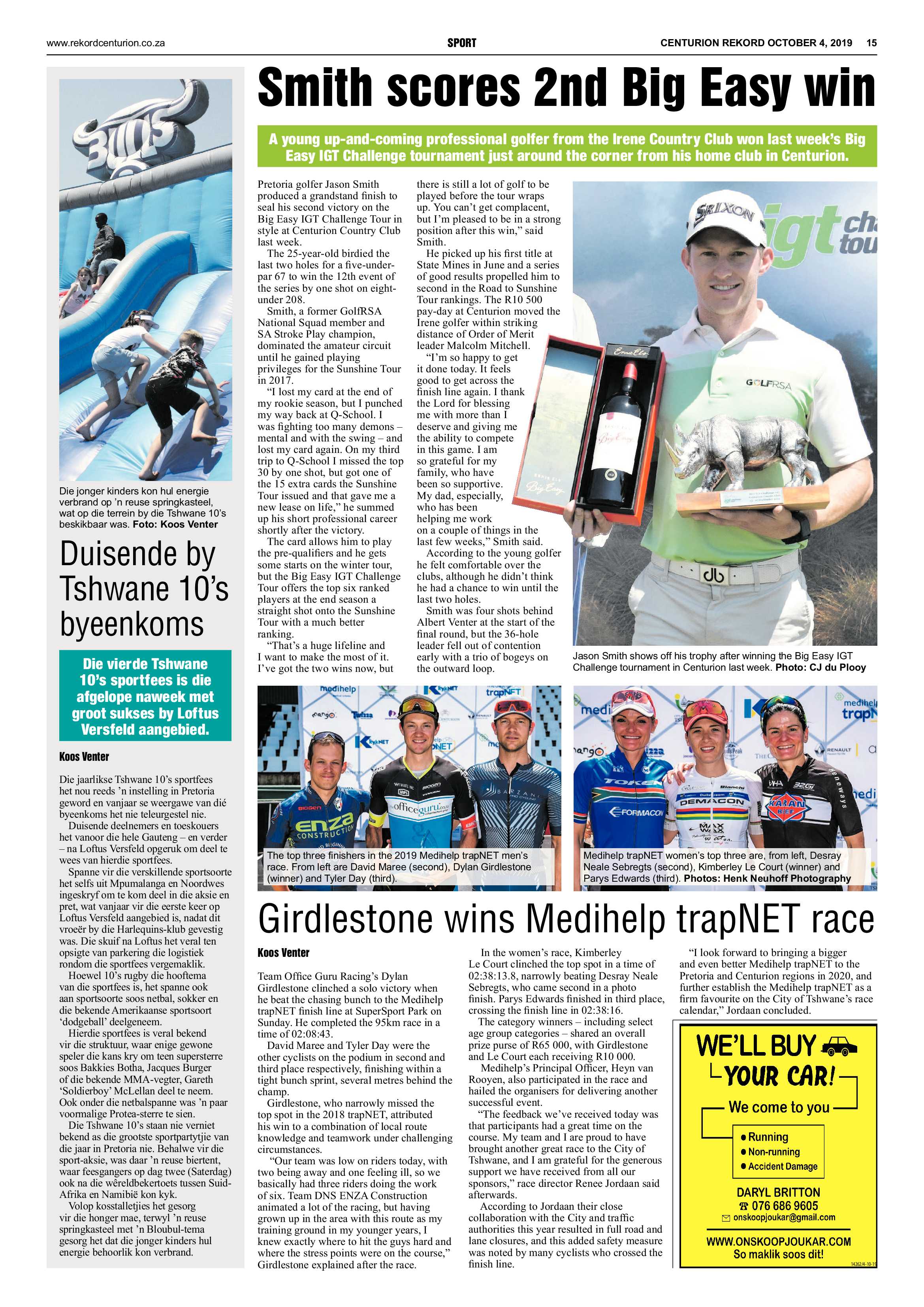 Rekord Centurion 4 October 2019 page 15