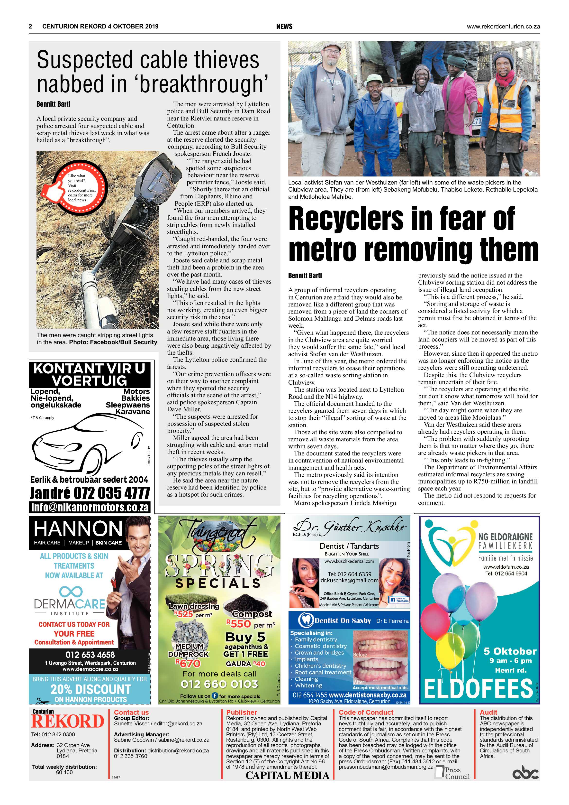 Rekord Centurion 4 October 2019 page 2
