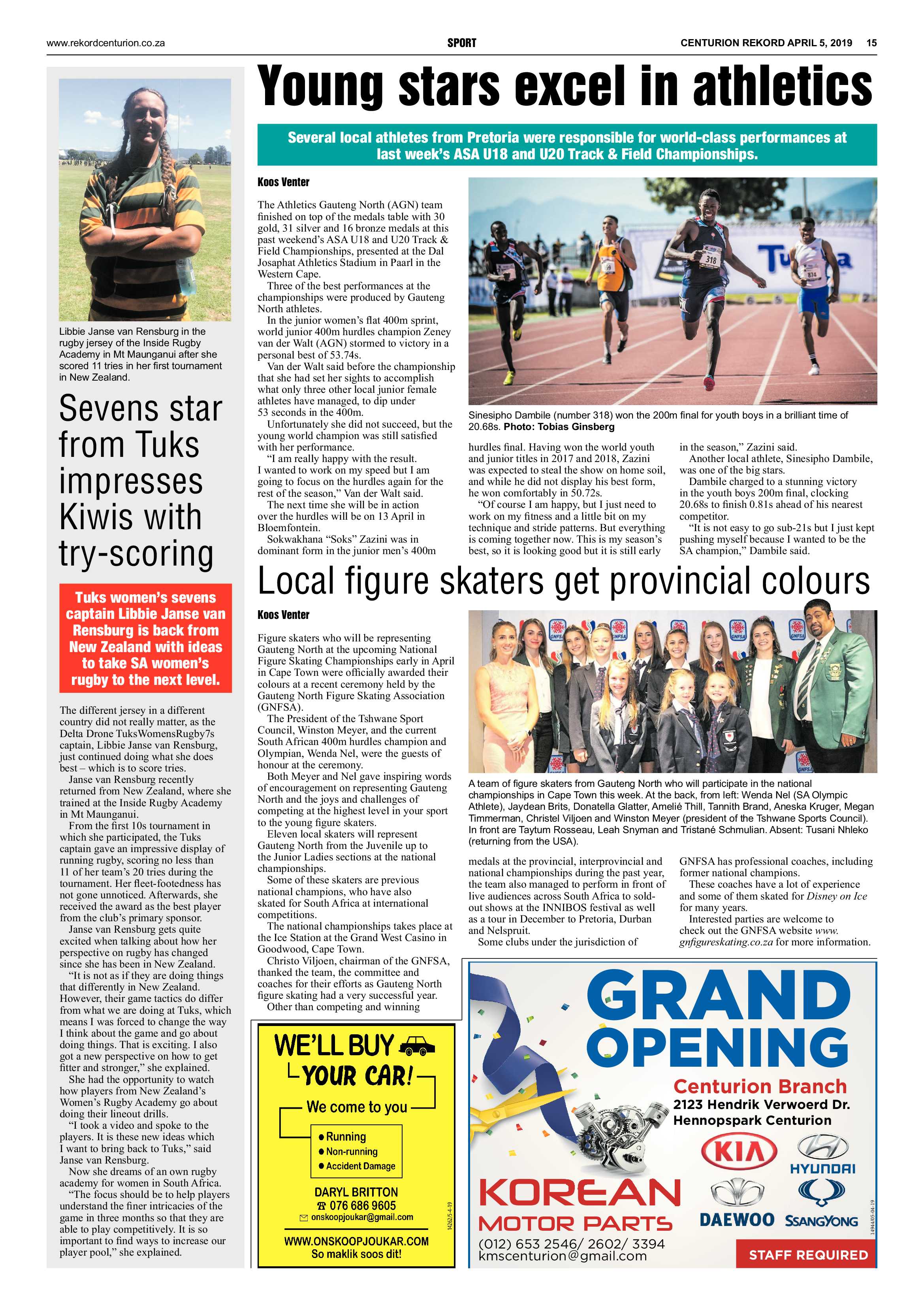 Rekord Centurion 5 April 2019 page 15