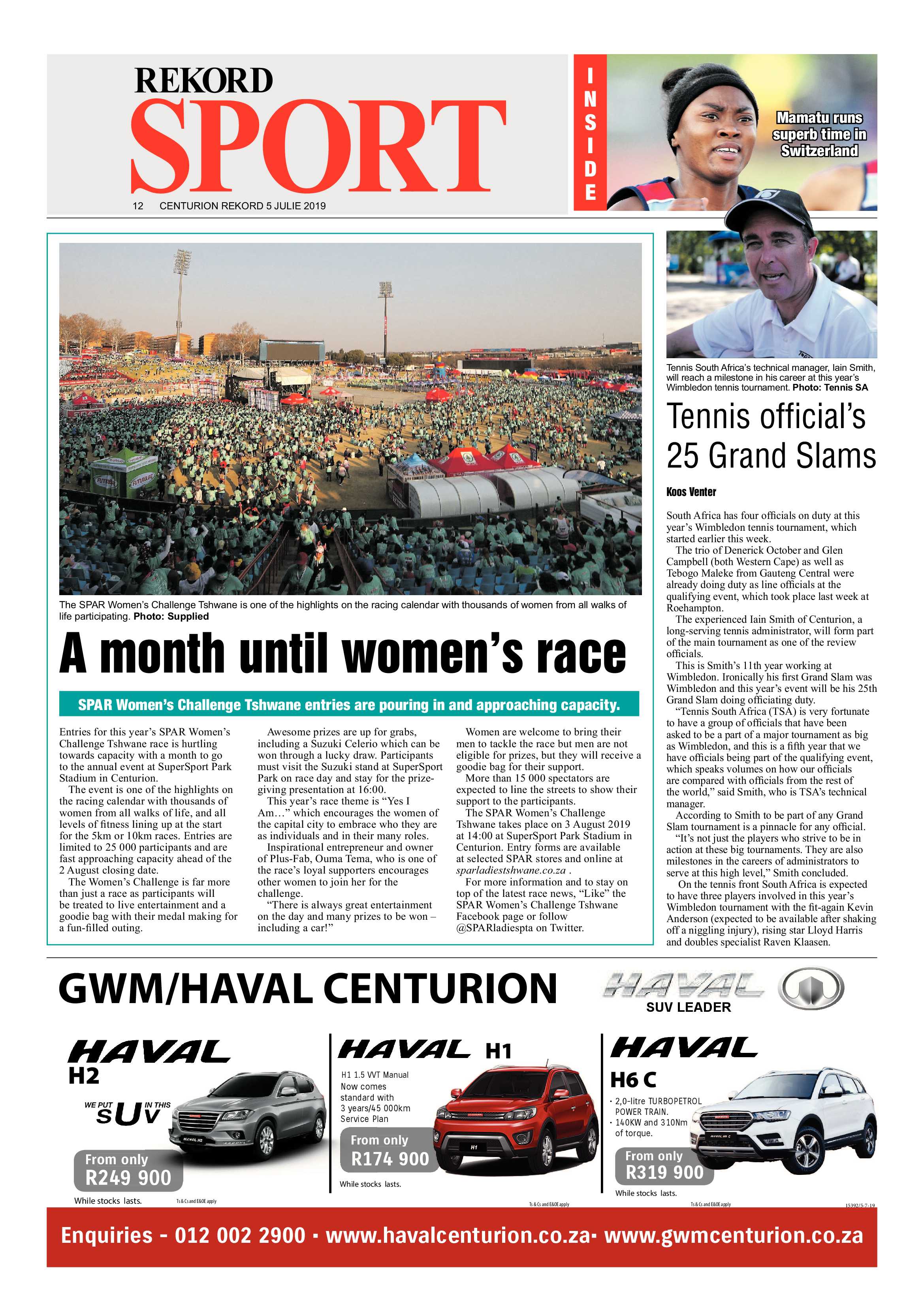 Rekord Centurion 5 July 2019 page 12