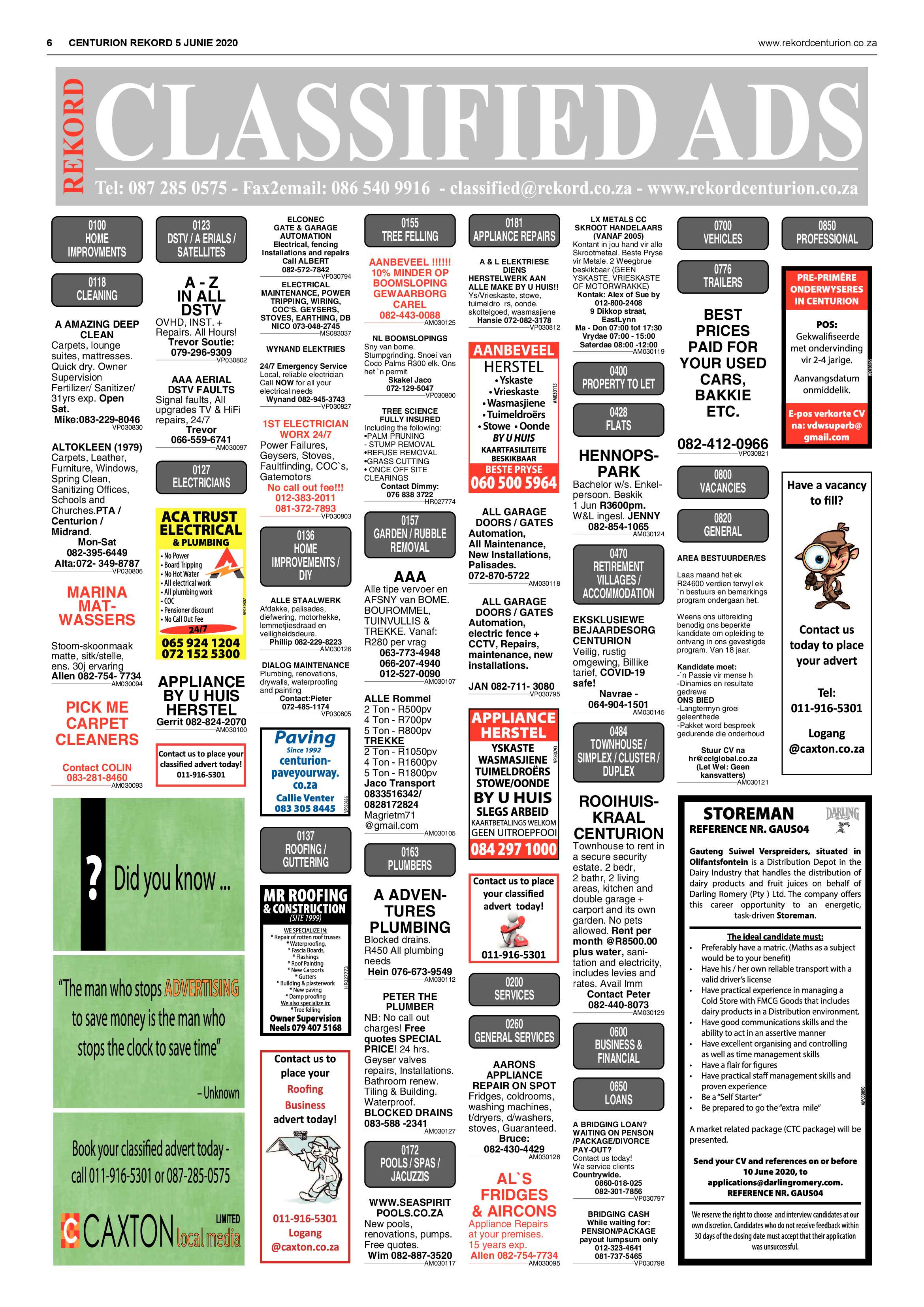 Rekord Centurion 5 June 2020 page 6