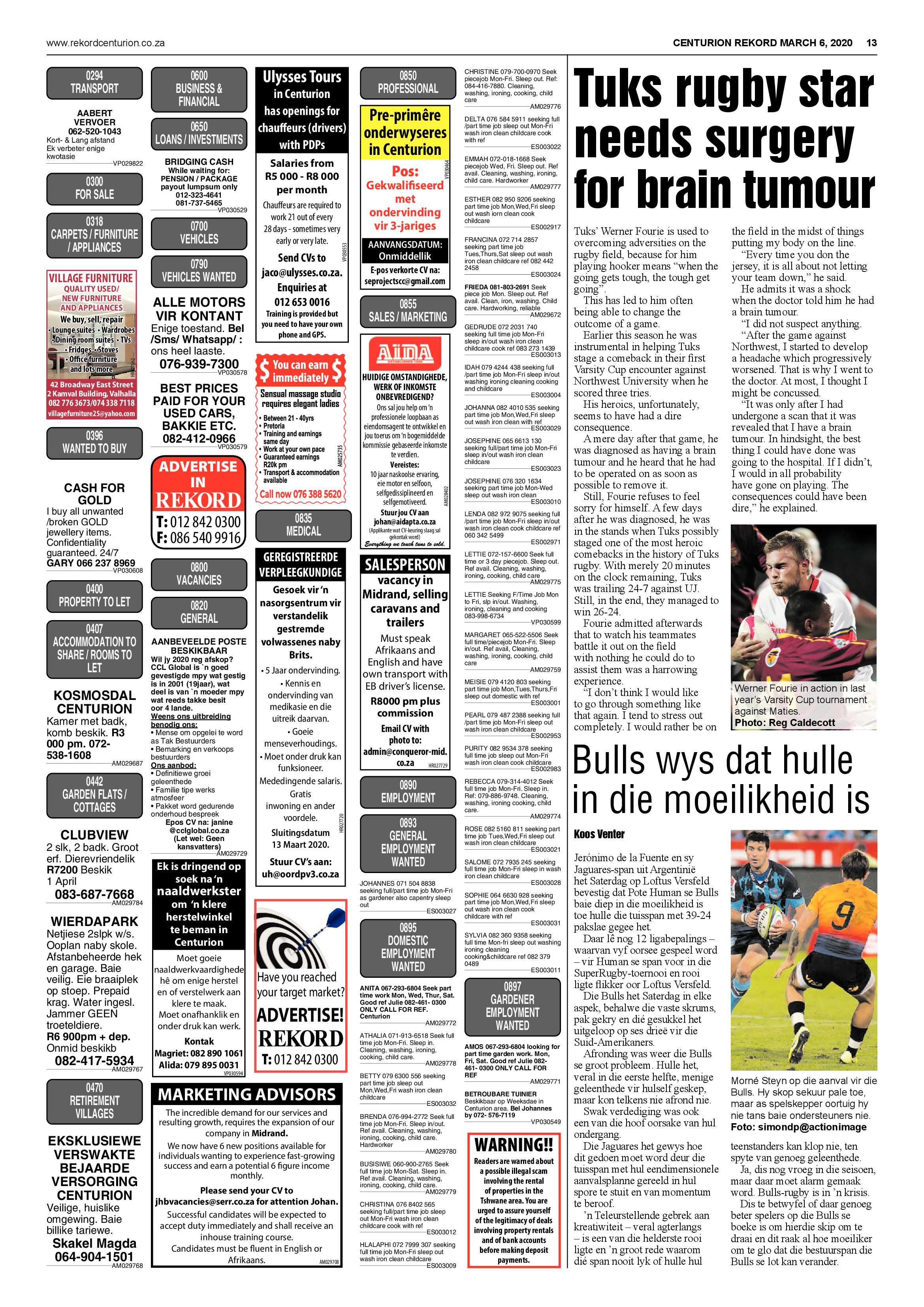 Rekord Centurion 6 March 2020 page 13