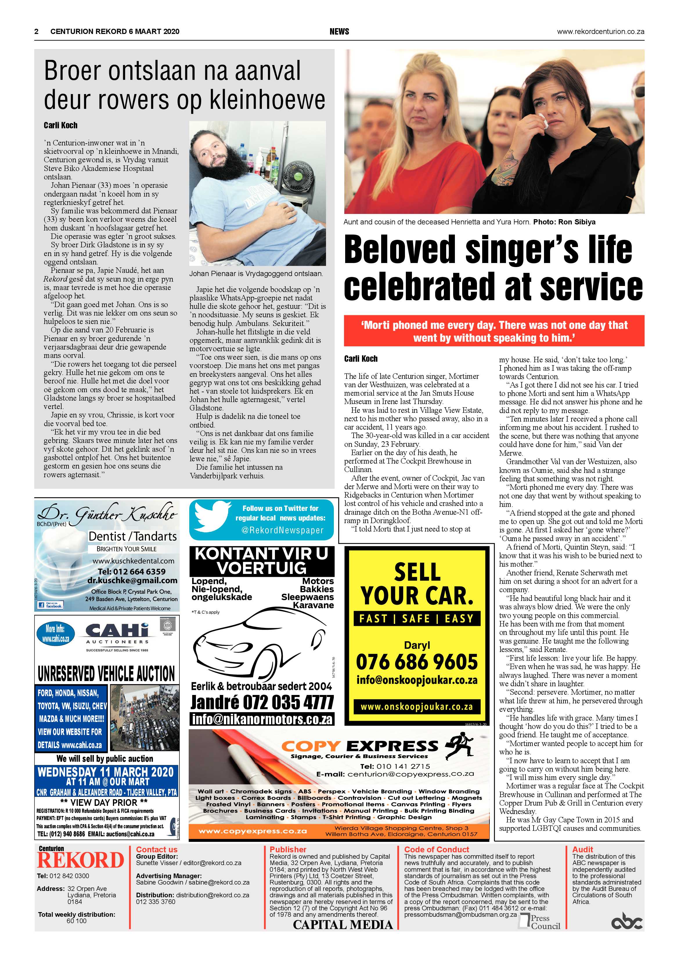 Rekord Centurion 6 March 2020 page 2