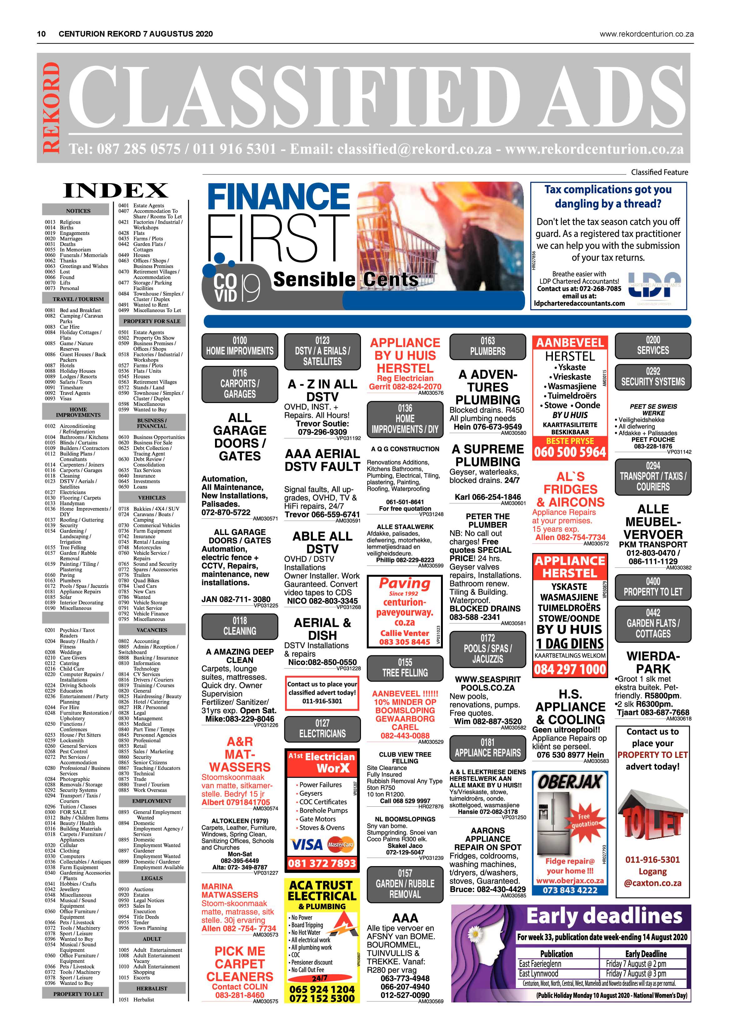 Rekord Centurion 7 August 2020 page 10