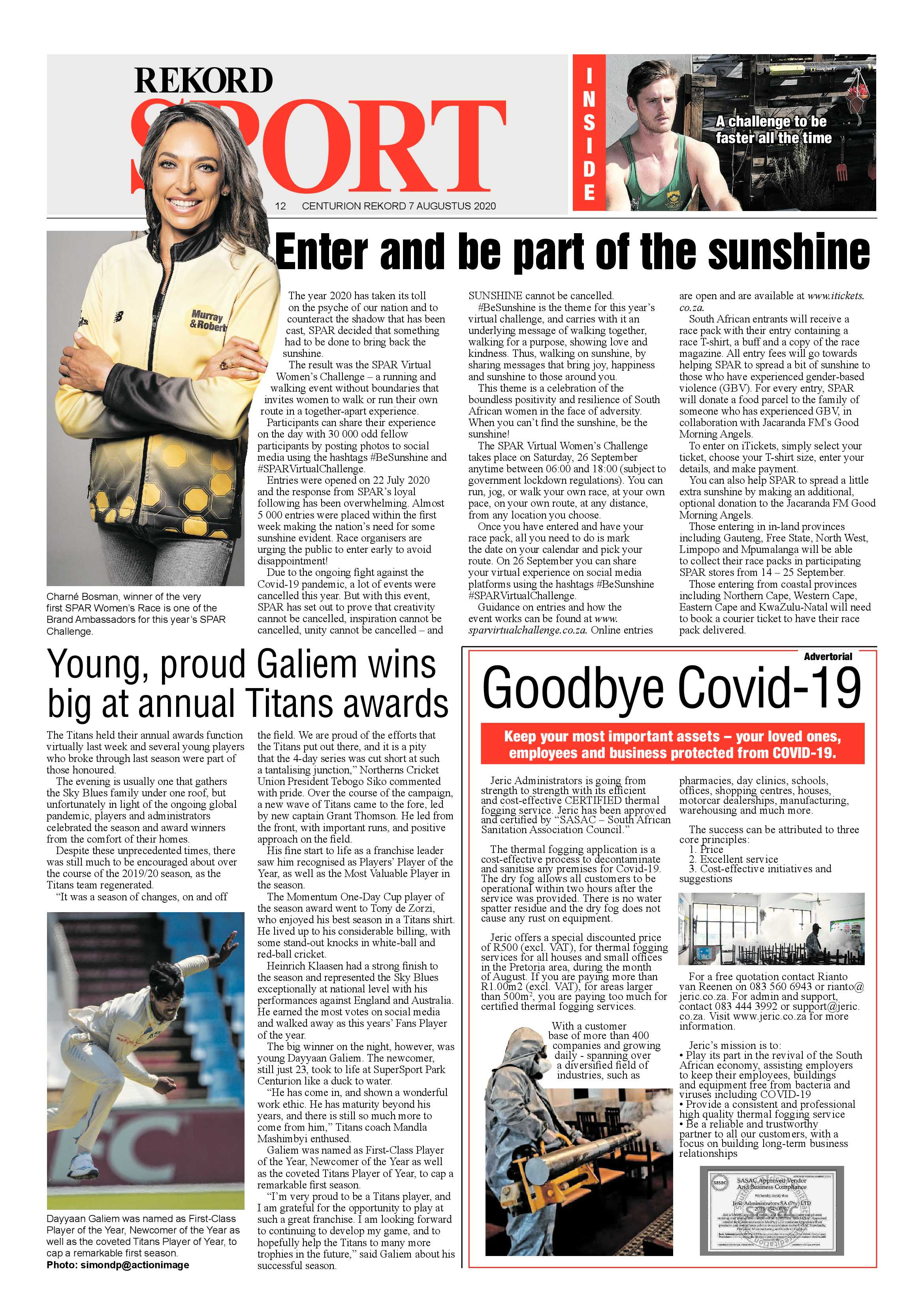 Rekord Centurion 7 August 2020 page 12