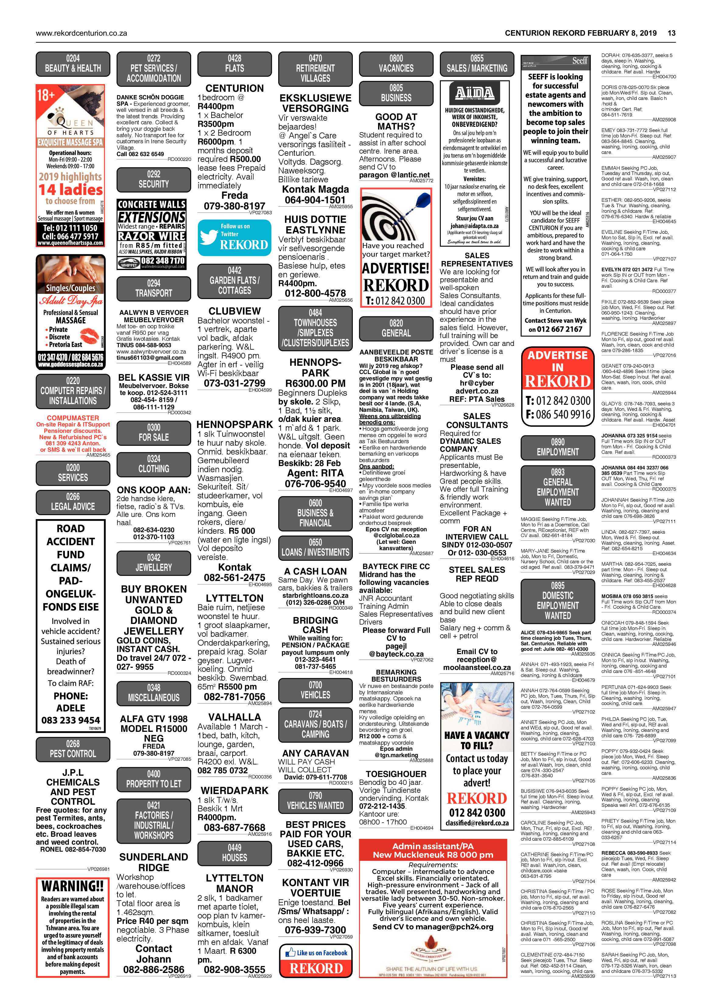 Rekord Centurion 8 February 2019 page 13