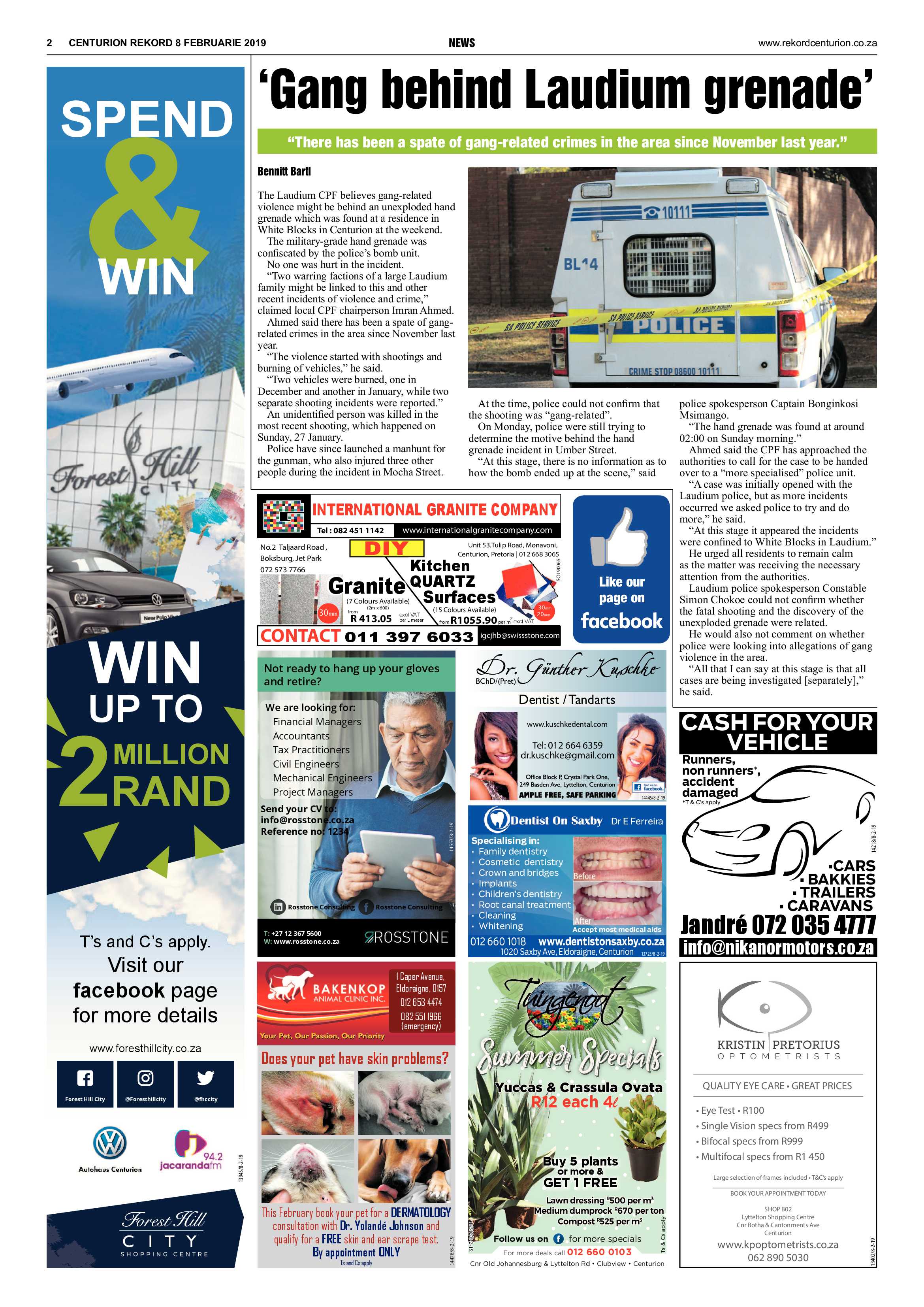 Rekord Centurion 8 February 2019 page 2