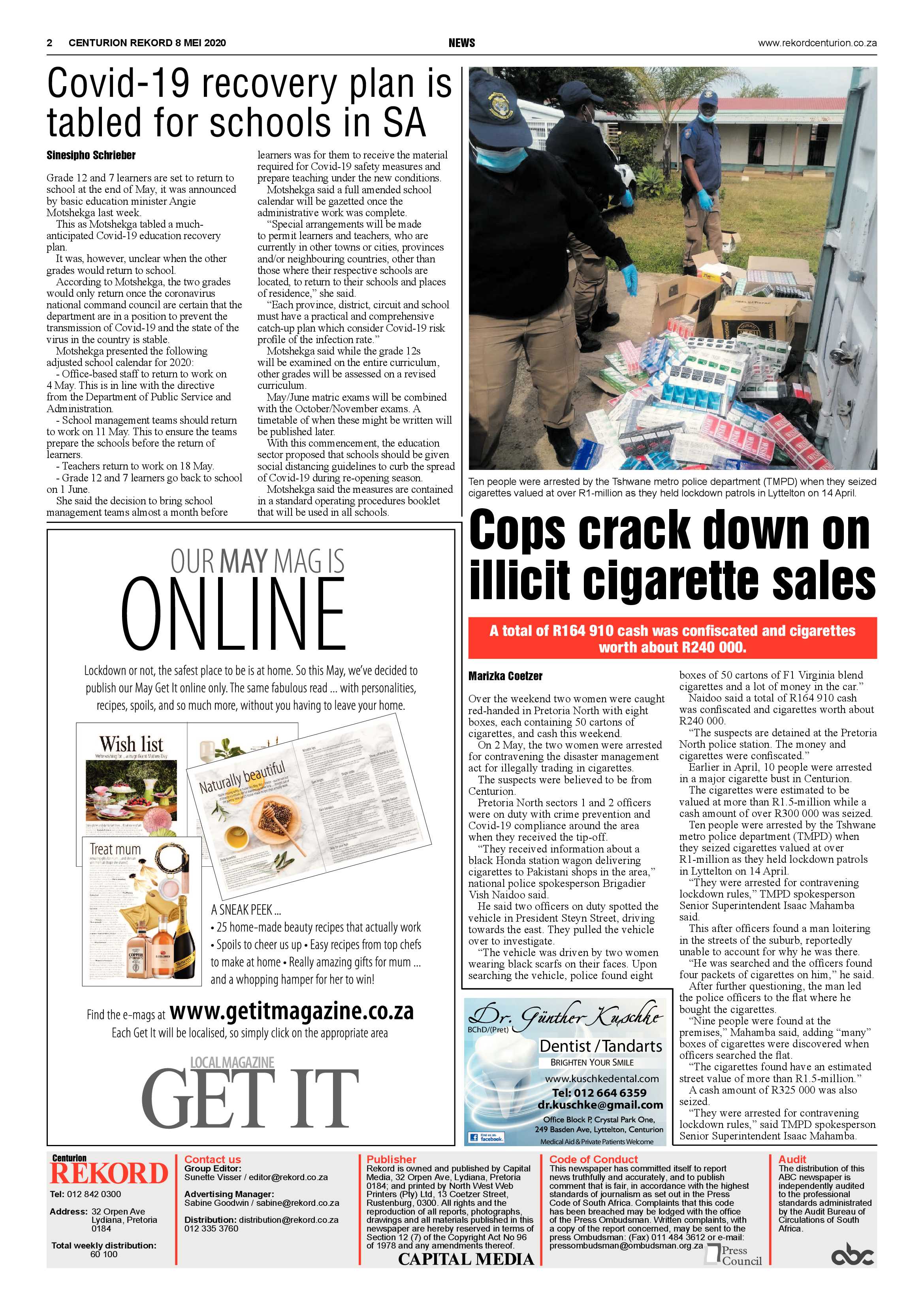 Rekord Centurion 8 May 2020 page 2