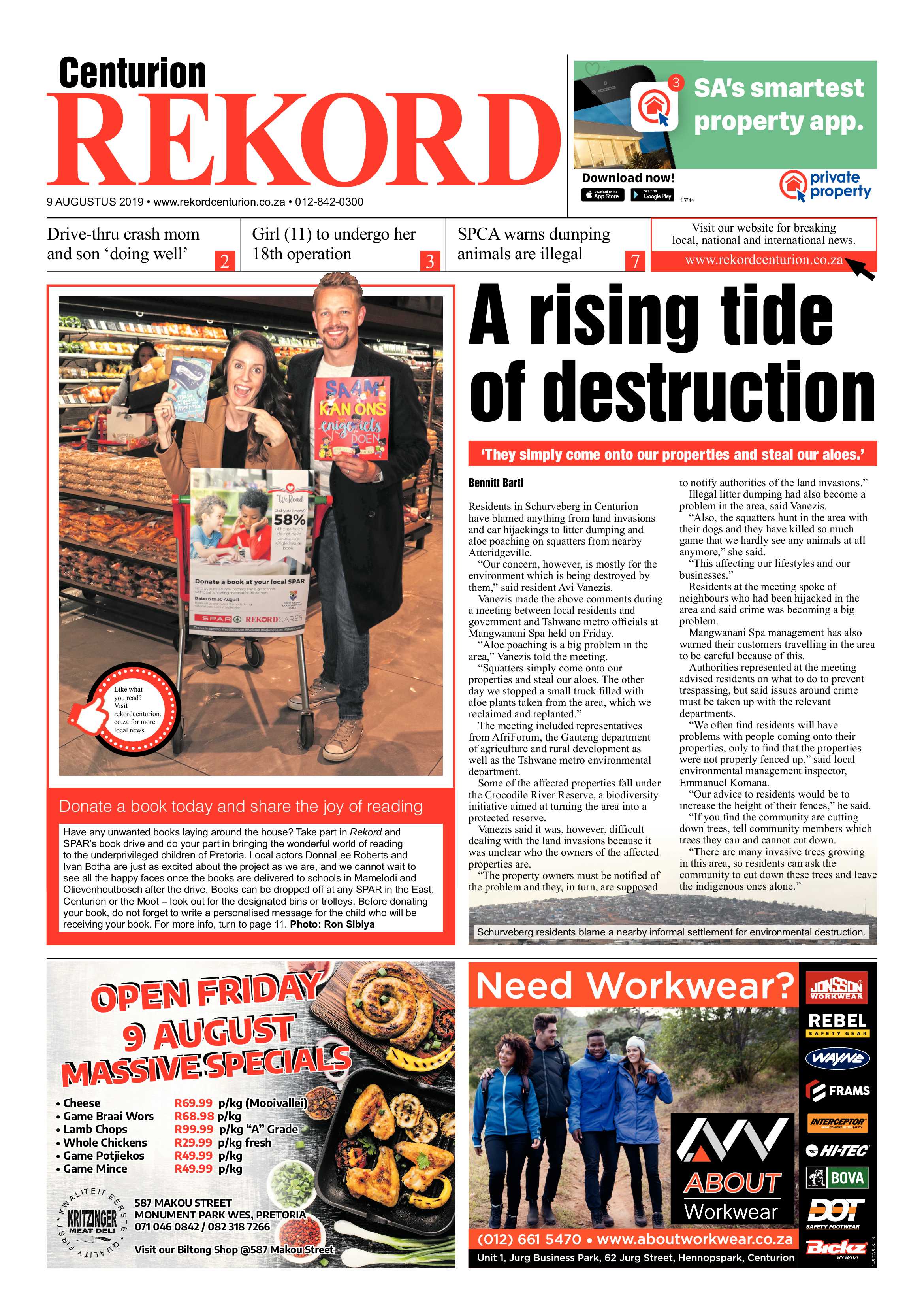 Rekord Centurion 9 August 2019 page 1