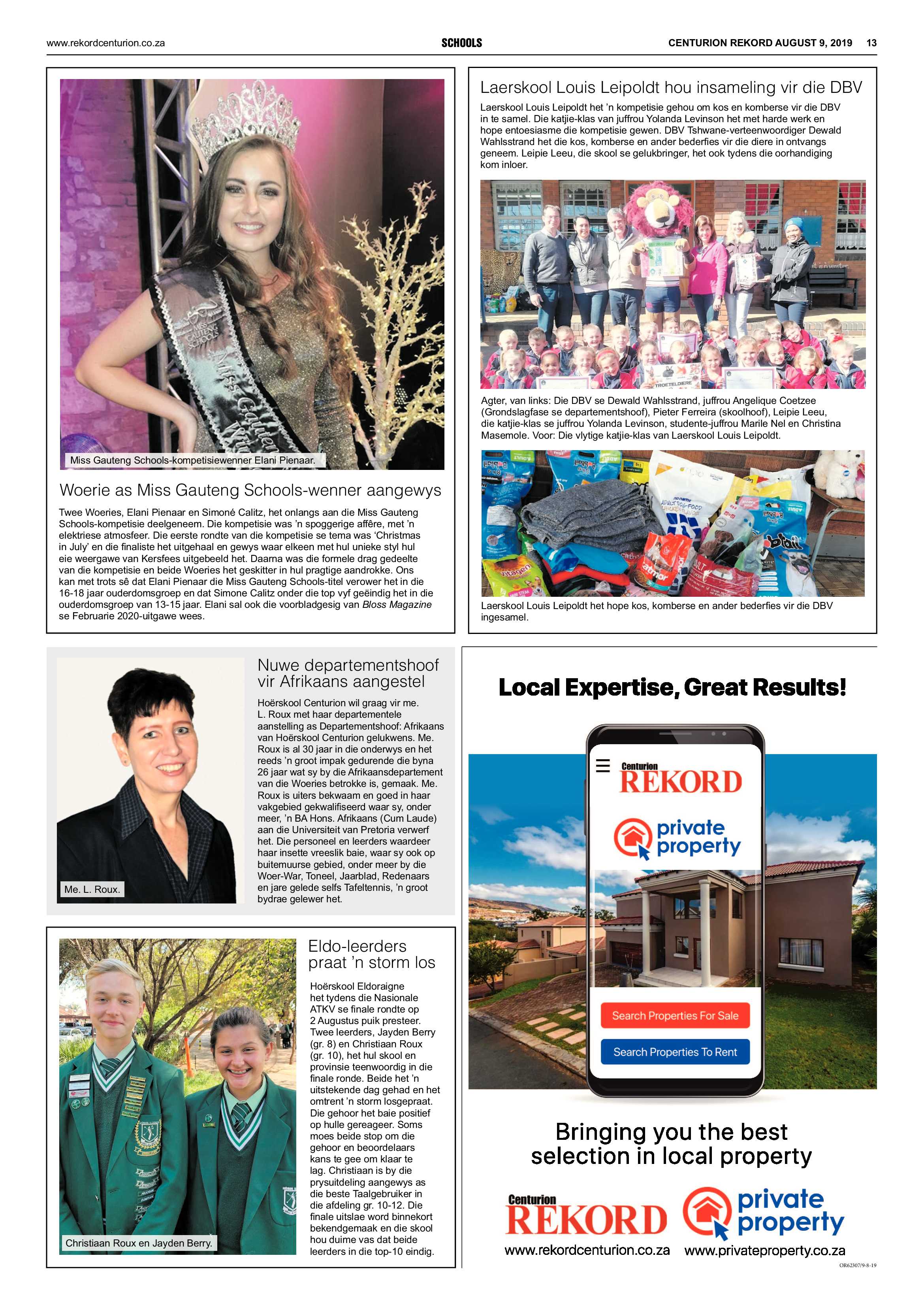 Rekord Centurion 9 August 2019 page 13