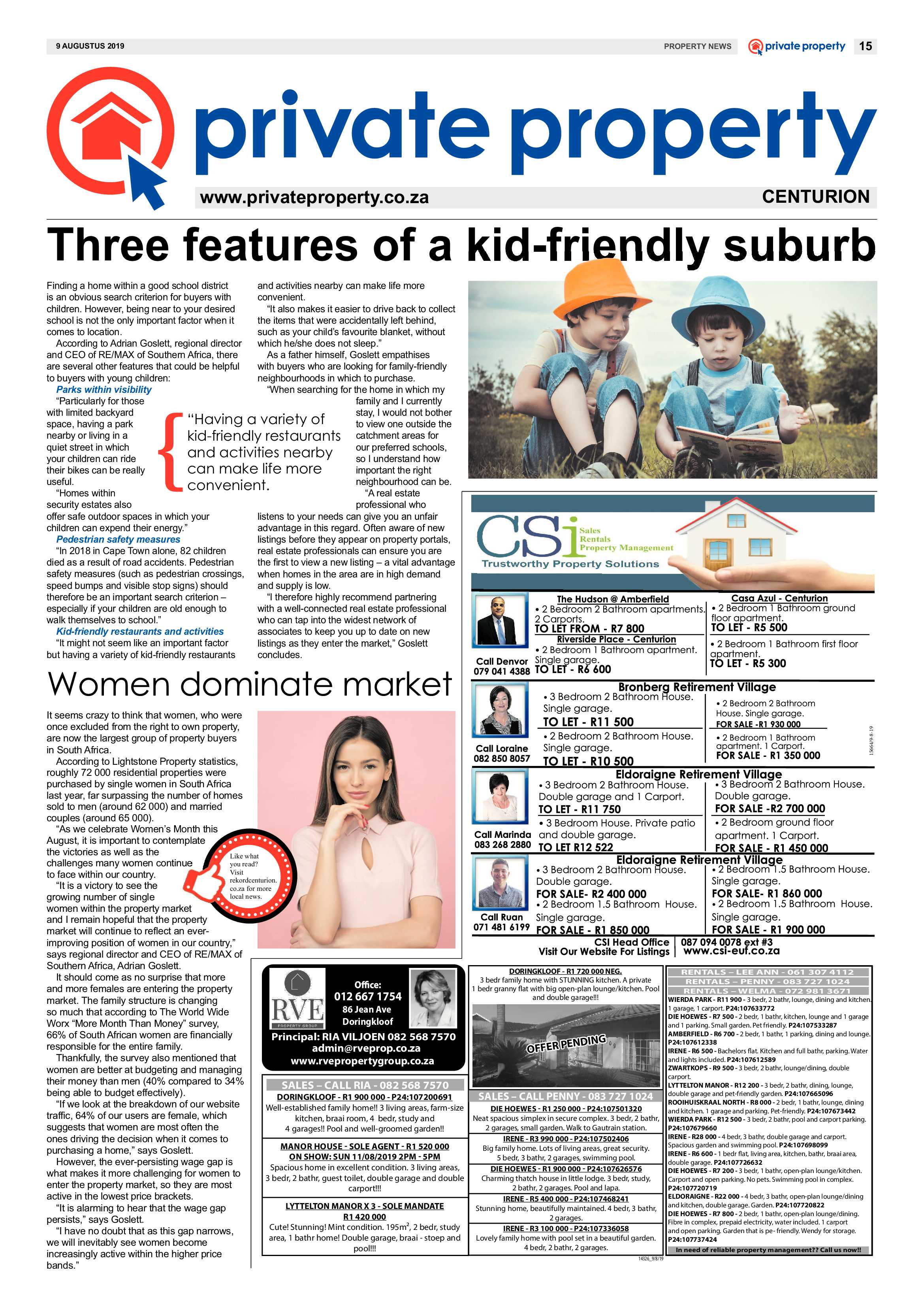 Rekord Centurion 9 August 2019 page 15