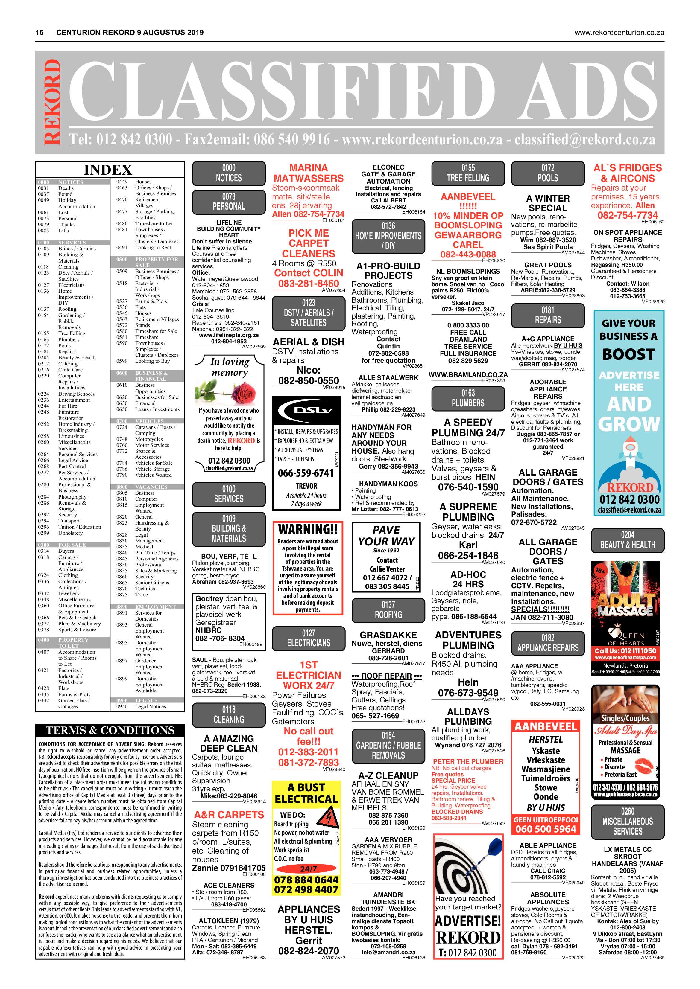 Rekord Centurion 9 August 2019 page 16
