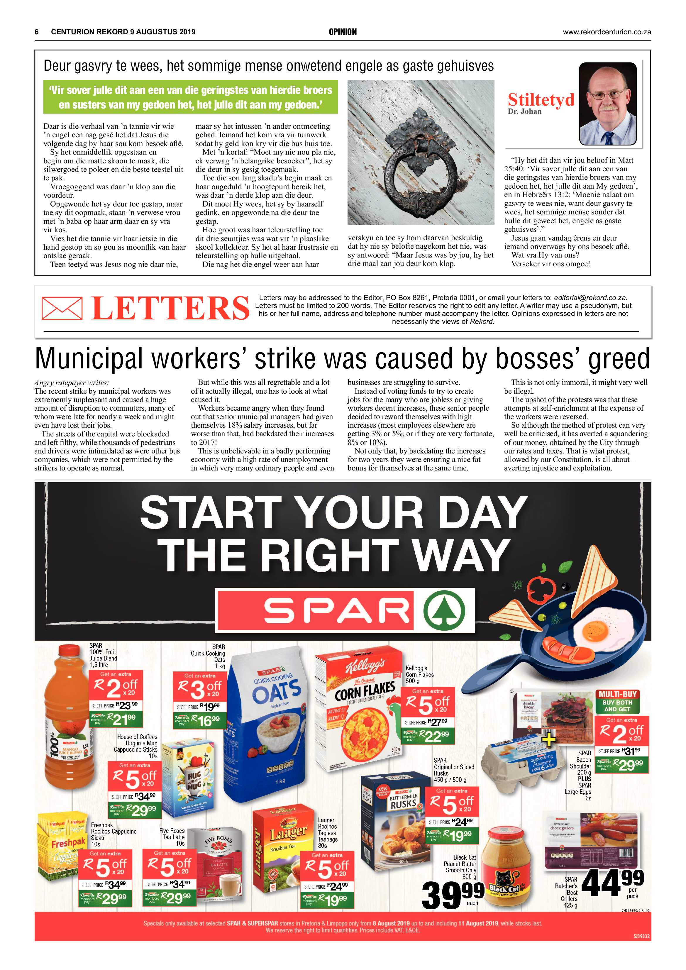 Rekord Centurion 9 August 2019 page 6
